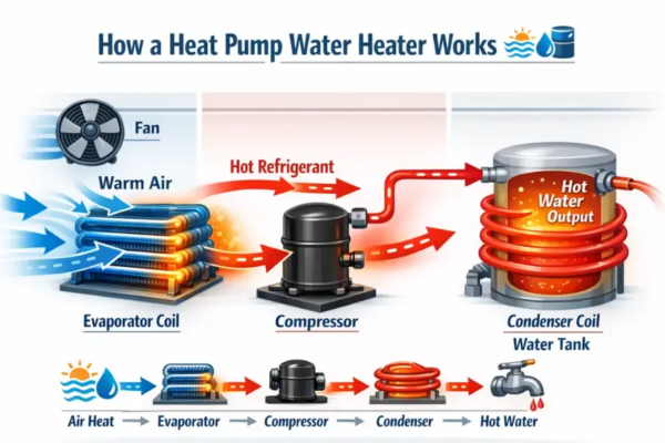 Hot Water Heat Pump Installation Guide for Homes